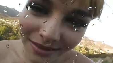 Naughty gennem trusser er analsex godt fingering fisse med kraftig vibrator