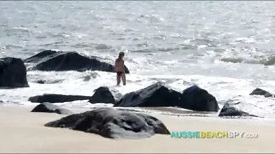 Smuk Kæreste double analsex Kæreste kneppet af havet